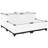 vidaXL Planter Raised Flower Bed with Rattan Look Plant Box Polypropylene