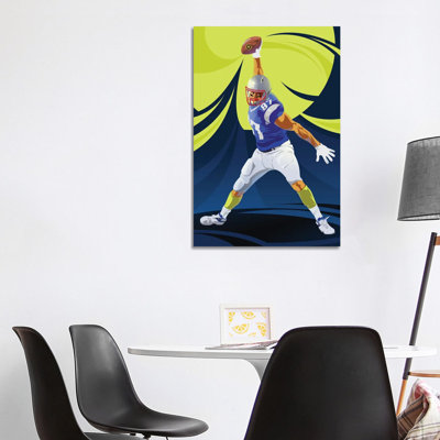 Football by Nikita Abakumov - Floater Frame Print on Canvas