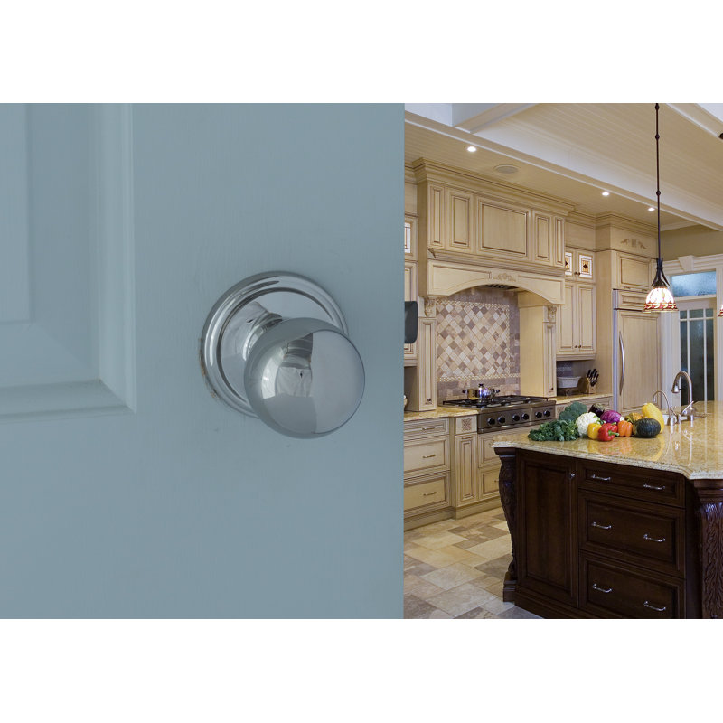 Ball 2.8'' Diameter Passage (Hall & Closet), Polished Stainless Chrome