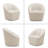 Boucle Swivel Chair