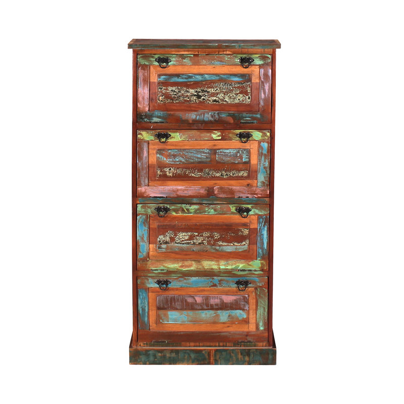 Valeri 20 Pair Solid Wood Shoe Storage Cabinet