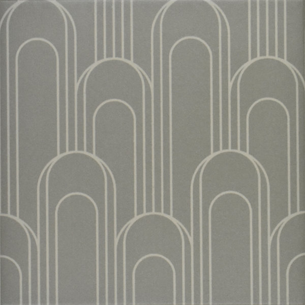 Epoque Oval Taupe/Gray 8x8