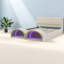 Lit double pour chat, lit double tapissier beige, lit pour maison moderne