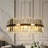 Baconton 6 - Light Dimmable Drum Chandelier