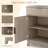 47" Modern Fluted Buffet Cabinet, 2 Drawers + Adjustable Shelves – Large Storage for Dining Room, Living Room-31182217