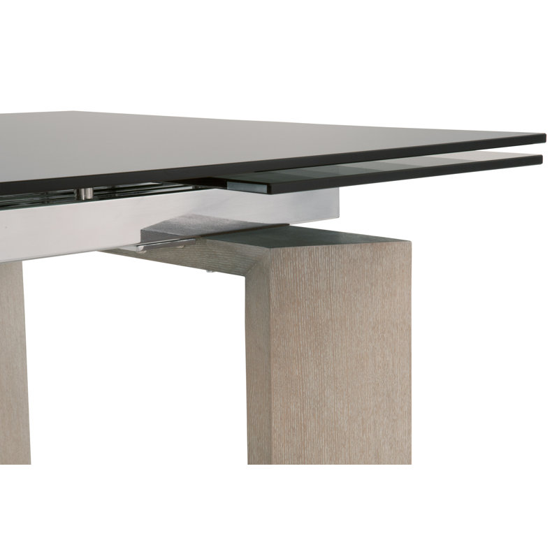 Arpun Extendable Solid Wood Dining Table, 30"H x 71"W x 39.5"D