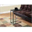 Élégante table de bout en forme de C avec plateau en stratifié brun foncé et base en métal bronze pour les espaces de vie modernes-1373999907-1373999918-1602104497