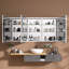 Armoire à pharmacie blanche en aluminium encastrée ou sans cadre avec miroir de salle de bain et 3 tablettes réglables en verre l 60 po x H 30 po