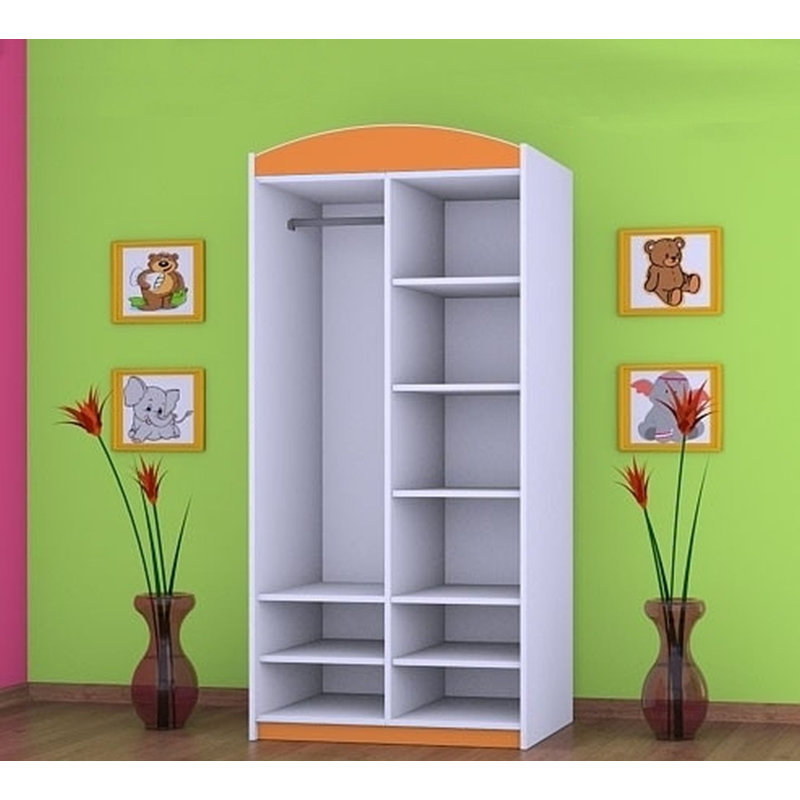 Ares 2 Door Wardrobe, Orange