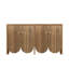 Wetherly Modern Walnut 2-Door Standard Accent Cabinet with Adjustable Shelves