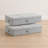 48L Foldable Under Bed Storage (2-Pack), Linen Organizers with Flip Lid