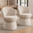 Allis Boucle Swivel Barrel Dining Chair-1033634755