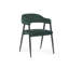 46.5cm H Velvet Upholstered Contoured Armchair-754011052