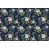Gray/Navy Floral selected
