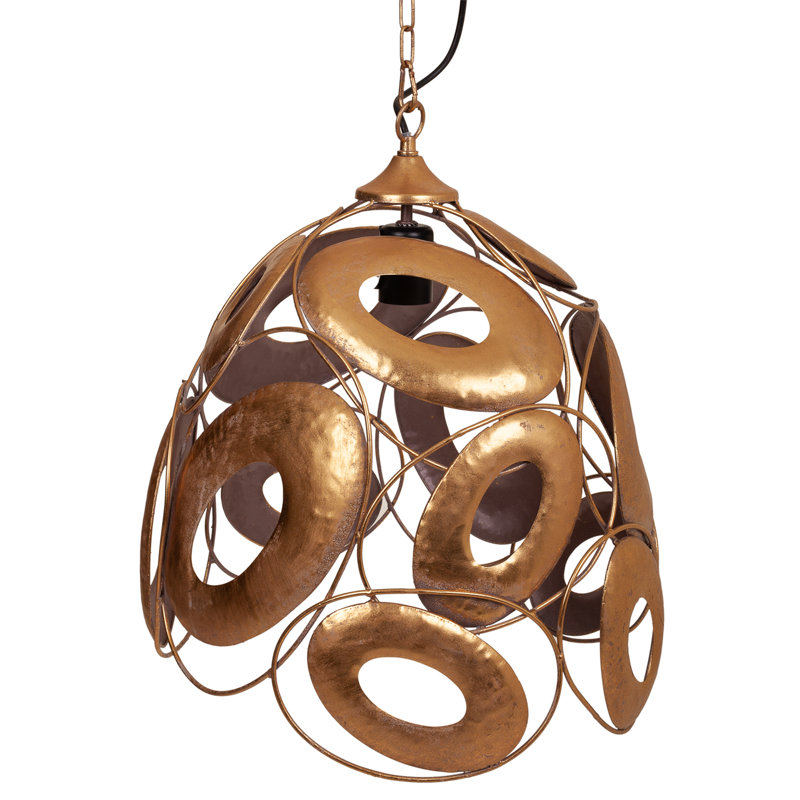 Alexis-Louise 1 - Light Gold Cluster Pendant