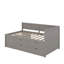 Lit de jour simple avec tiroirs et tablettes-813315601