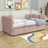 Ayushi Twin Size Upholstered Daybed with Twin Size Trundle-1139403366