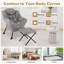 Fauteuil d'appoint avec repose-pieds et poche de rangement George Oliver-760931223