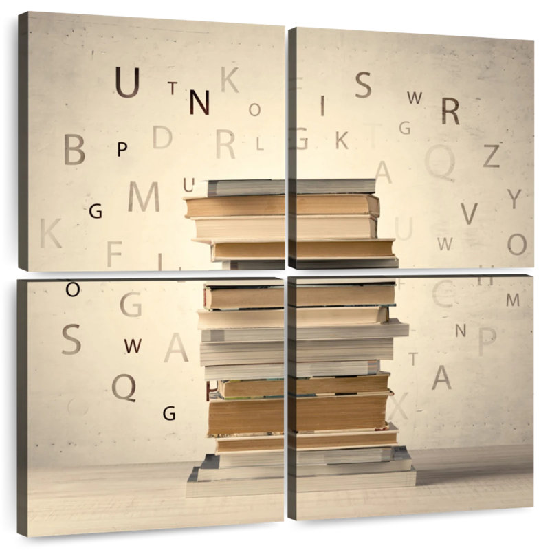 Stacked Books