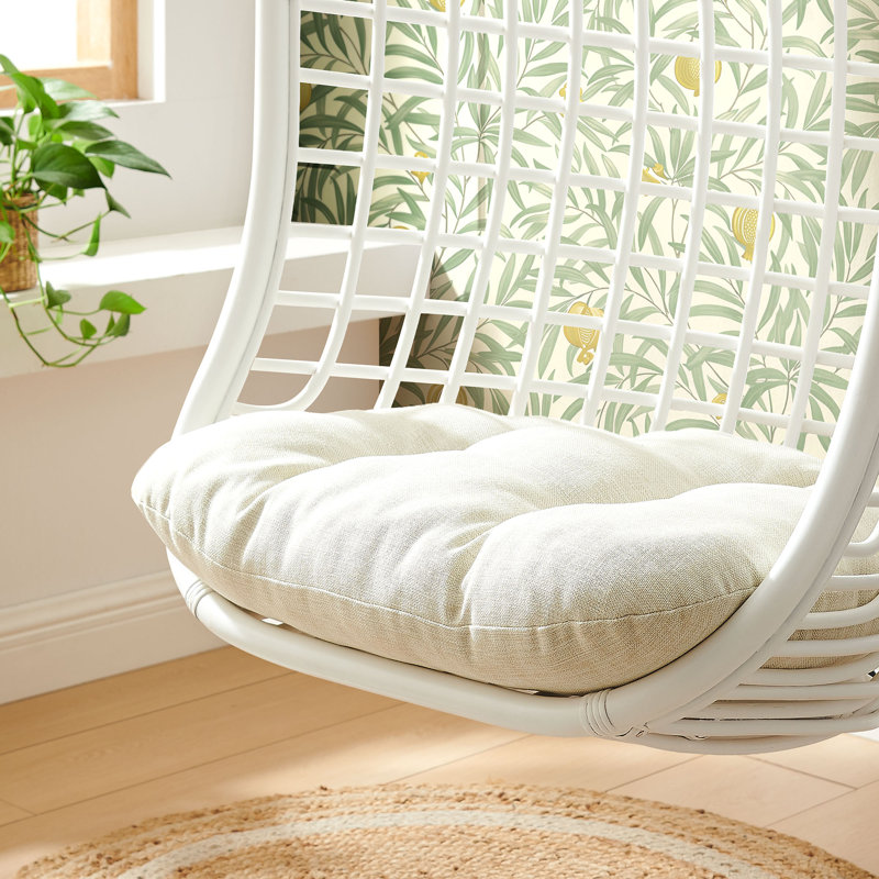1 Person Chair Hammock with Cushions, White