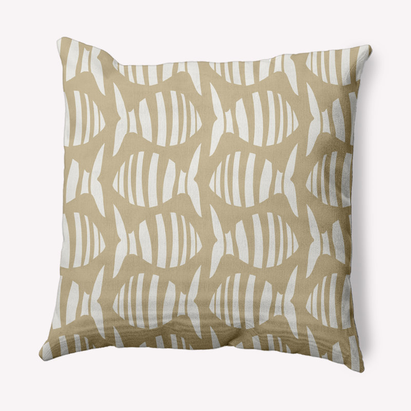 Coussin Sail Sail, Taupe, 26 po x 26 po