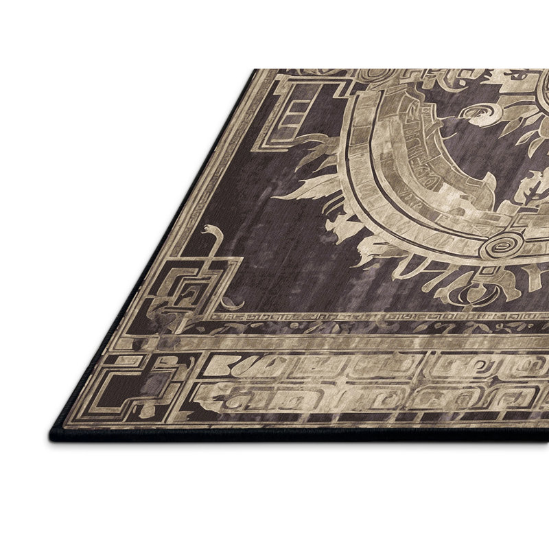 Temple Shadows Rug, Rectangle 8' x 10'