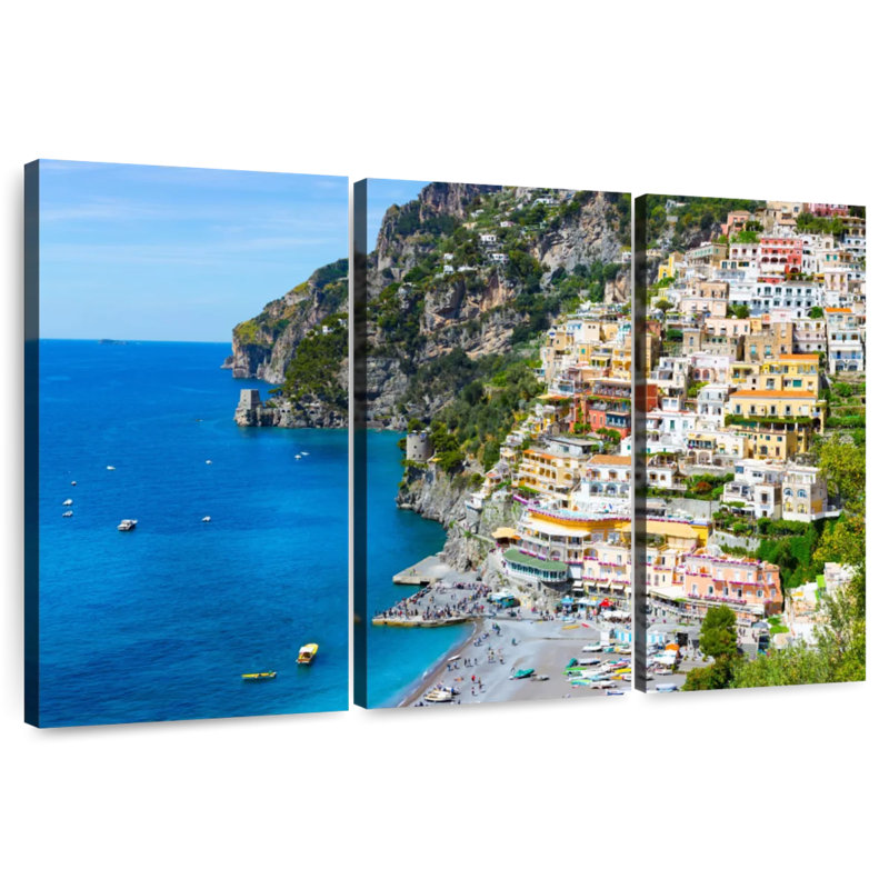 Gillard Breathtaking Amalfi Coast, 48" H x 74" W
