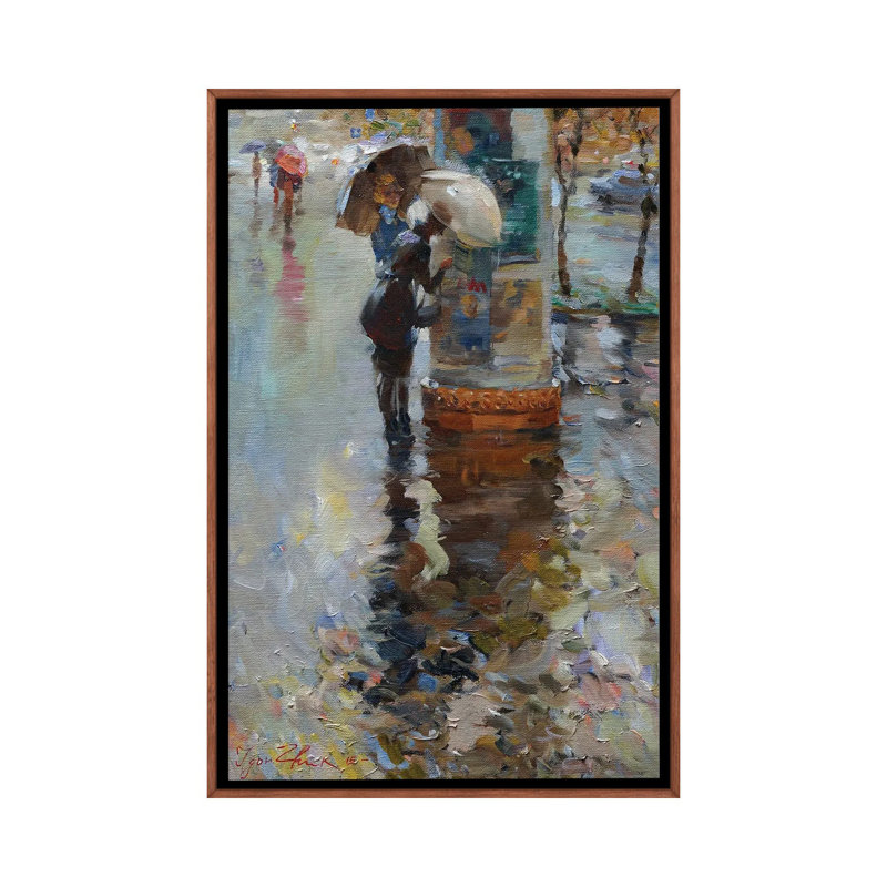 Rain In Kyiv by Igor Zhuk - Painting on Canvas