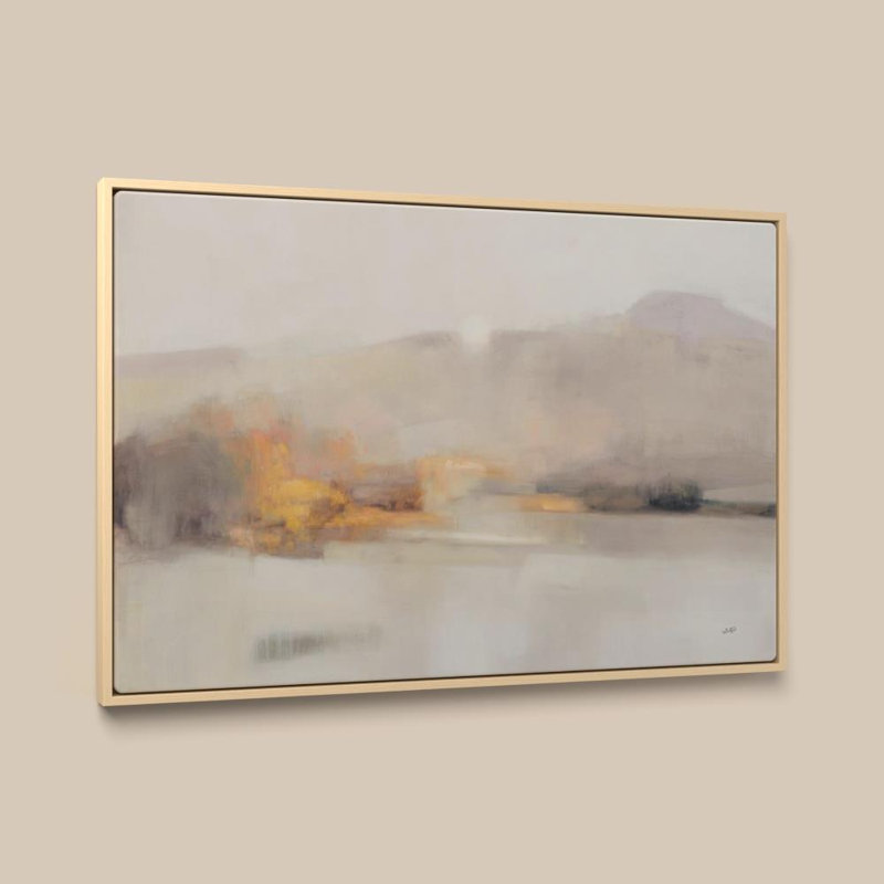 «Memory of the West No Pink» par Julia Purinton - impression sur toile, H 24 po x l 36 po, Flat Floating Frame, Birch