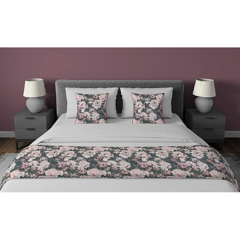 Derosa Polyester Floral Bedspread