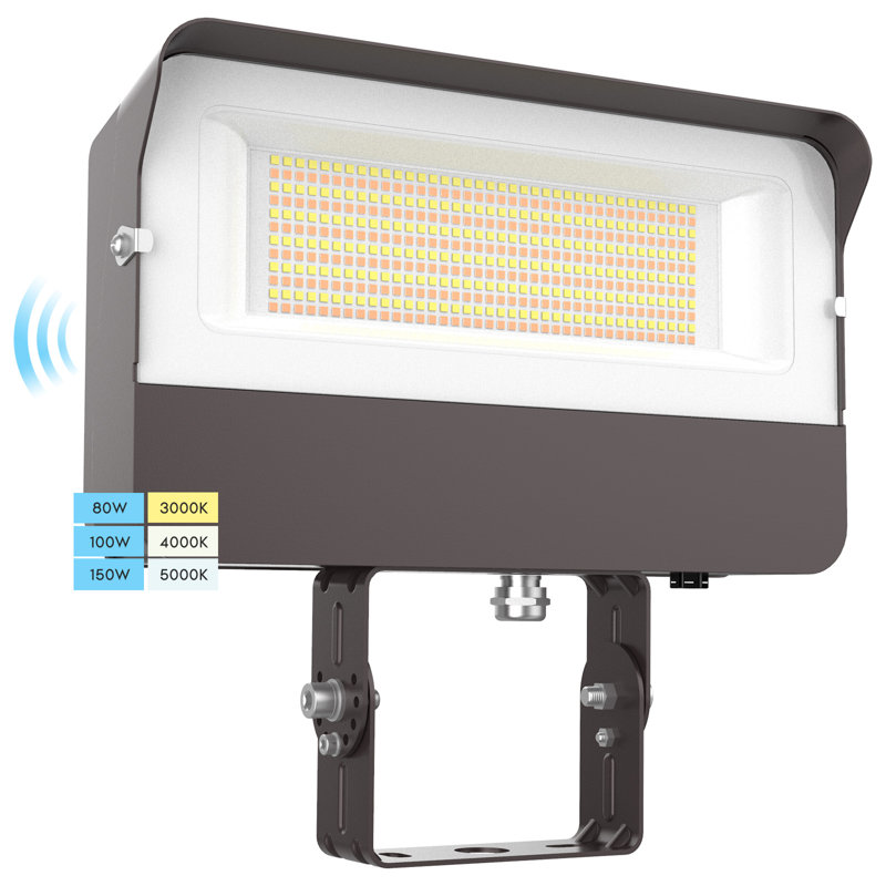 Projecteur d'extérieur à DEL crépuscule à l'aube de 150 watts
