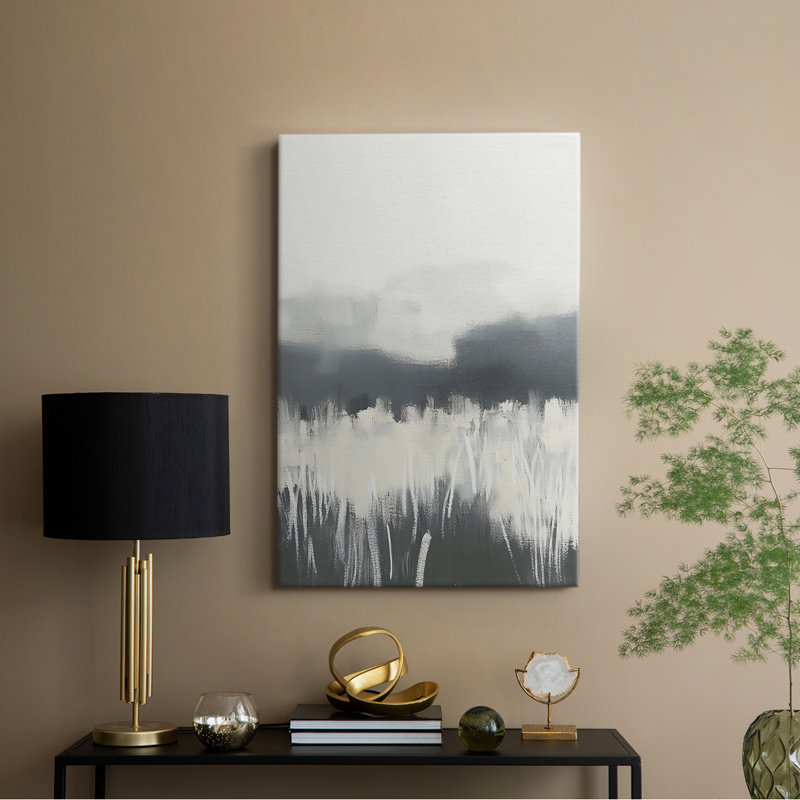 Série ABSTRACT DCCDXLV - Toile tendue avec châssis de qualité supérieure - Prêt à être accroché, H 18 po x l 12 po