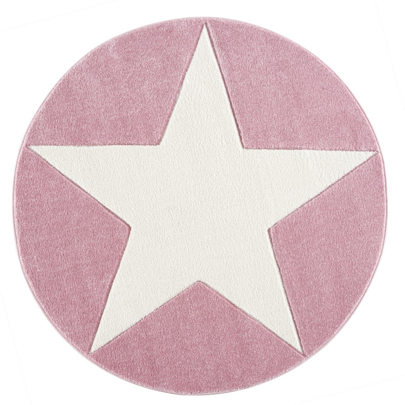Shootingstar Geometric Shag Area Rug, Round 160cm