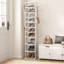 10 Tier Shoe Rack, Shoe Tower for Small Spaces-2099508539