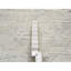 Tapis oriental carré en laine naturelle nouée à la main de conception moderne gris clair 8 pi 1 po x 8 po 1 po 87AF24711BD94DAB97D9ECBB2B8CDEAB