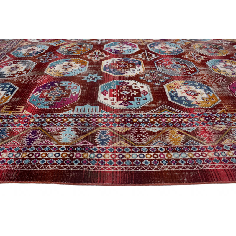 Lucha Geometric Indoor Rug, Runner 2' x 5'9"