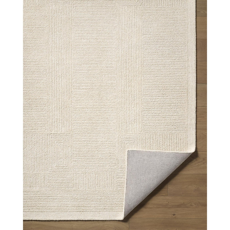 ELLE Décor X Livabliss Florian Handmade Rug, Rectangle 9' x 12', Cream