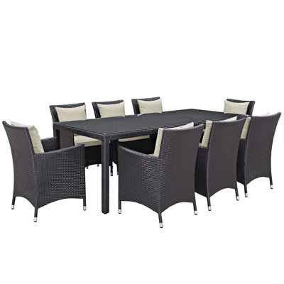 Ensemble repas 9 pièces Convene