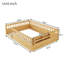 Structure de lit double Montessori