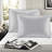 Reversible Quilt Bedding Set, Gray Cotton, Classic Pattern For All Seasons