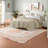 Comfortable Linen Bedding Set, Oversized Modern Design For Home