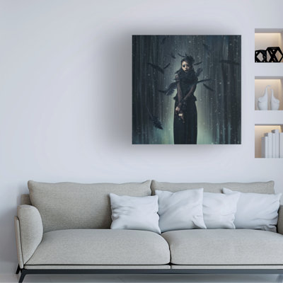 Hardibudi Black Swan Canvas Art