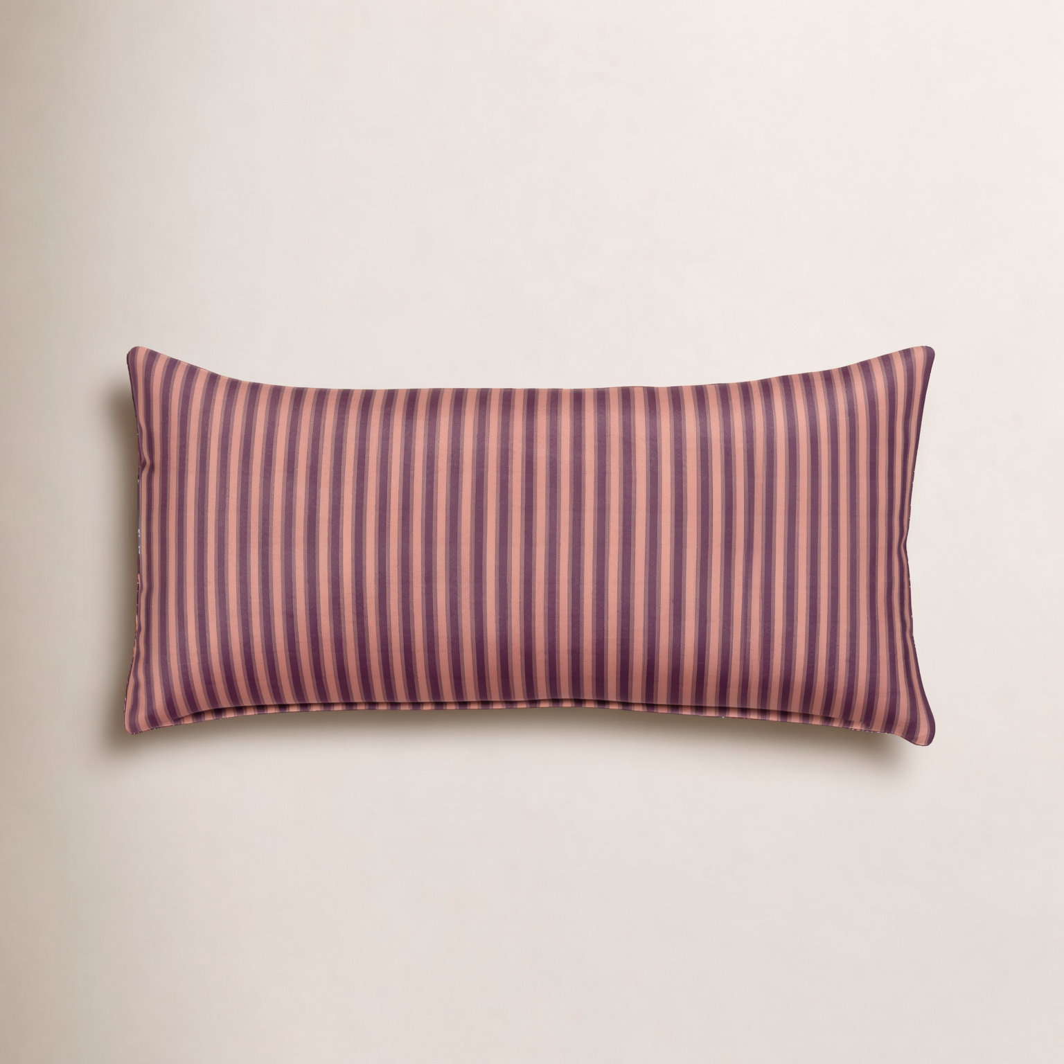 39" x 30" Pillow Cover and Insert, Polyfill, Cherry Stripe, 21" x 12"