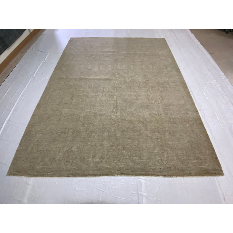 Tapis rétro Oushak 8 pi 1 po x 10 pi 2 po Anatolian