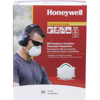 Honeywell RWS-54003 N95 Particulate Respirator 20Pk