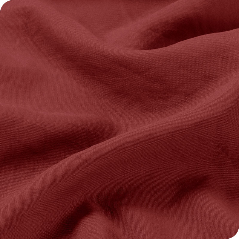 Washed Ultra-soft Microfiber Sheet Set, Twin XL Sheet Set with 1 Pillowcase, Rosewood