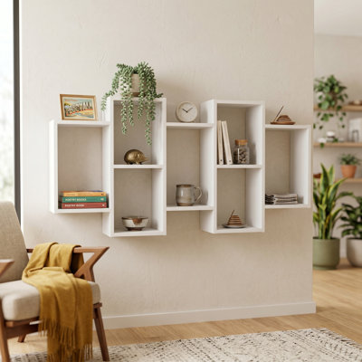 Michigamme 7 Piece Bracket Shelf