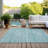 Machine Washable Indoor/Outdoor Chantille ACN760 StripesRug-400262000-400261996