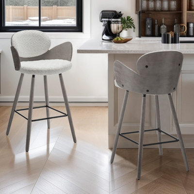 Upholstered 27.56'' Counter  Bar Stool -  Corrigan StudioÂ®, A88021291919454F902B6FC4ABF0BEBF