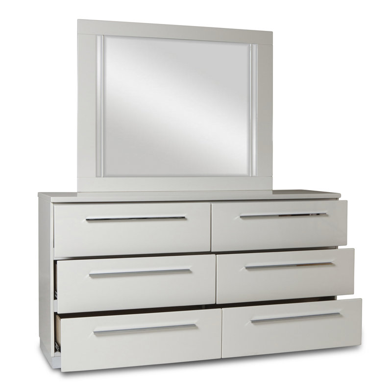 Miroir biseauté pour commode Kleier